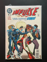 Impulse 4 DC Comics 1995 White Lightning Strikes Waid Ramos Faucher