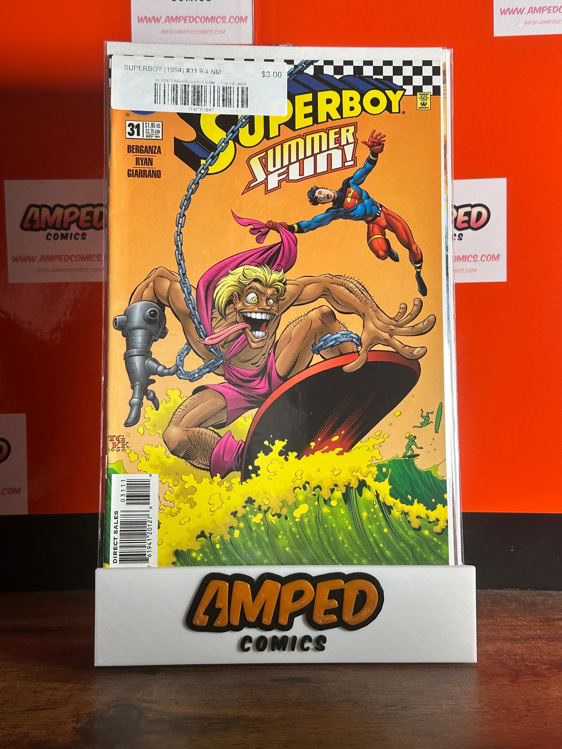 Superboy 31 (1994) DC Comics Summer Fun Cover
