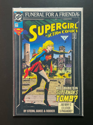 Action Comics 686 DC Comics 1993 Funeral for a Friend Part 6