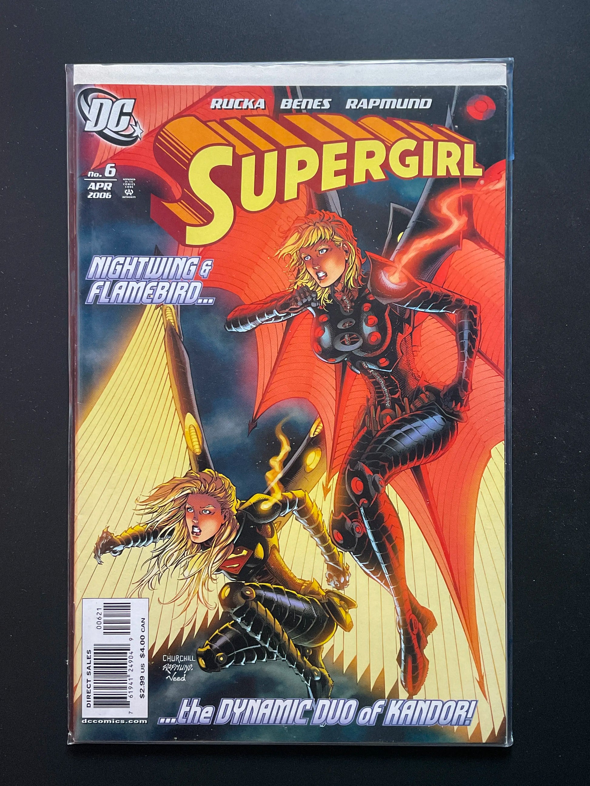 Supergirl 6 (Apr 2006) DC Comics - Nightwing Flamebird Appearance