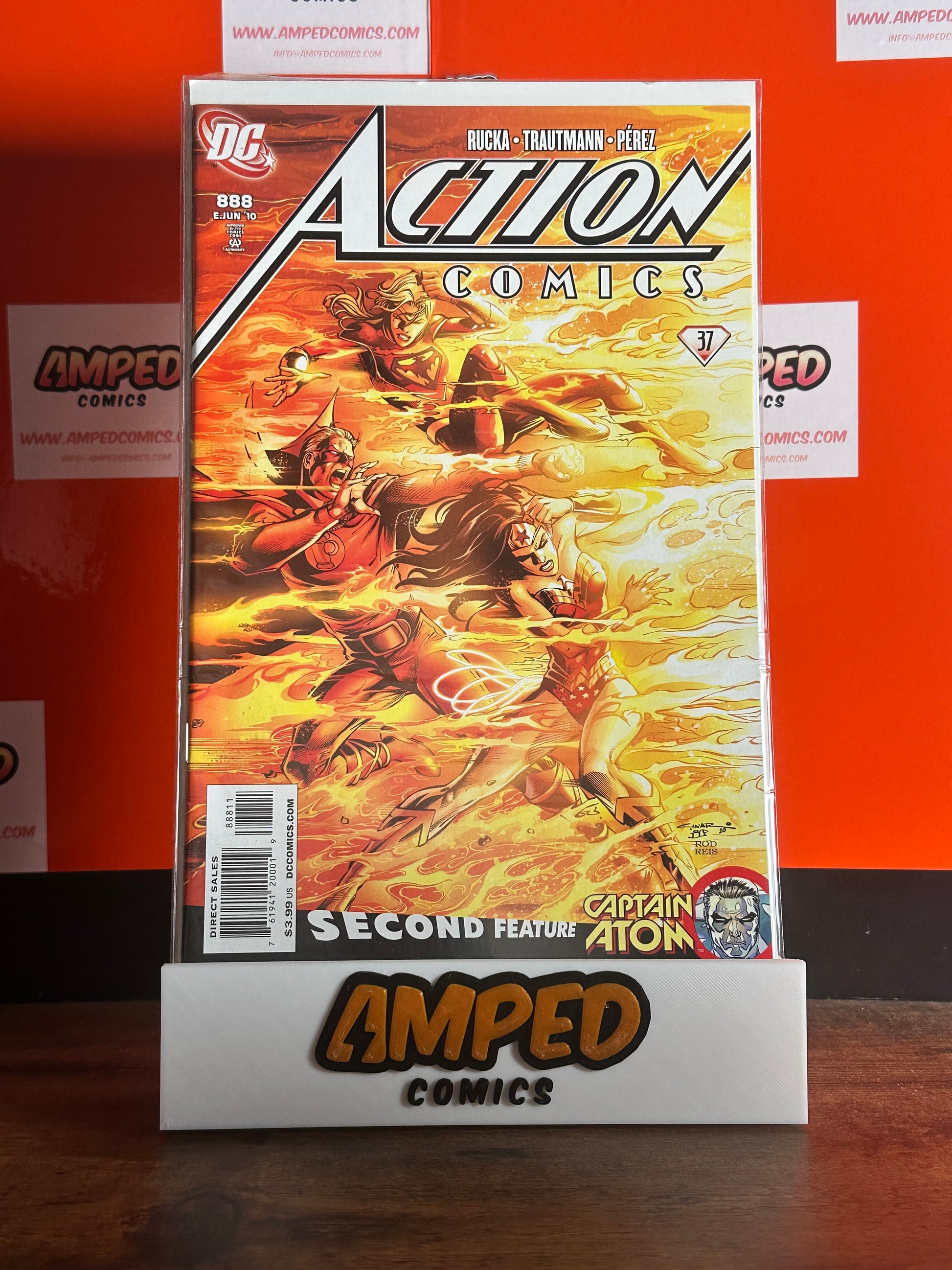 Action Comics 888 DC Comics Jun 2010 Second Feature Captain Atom