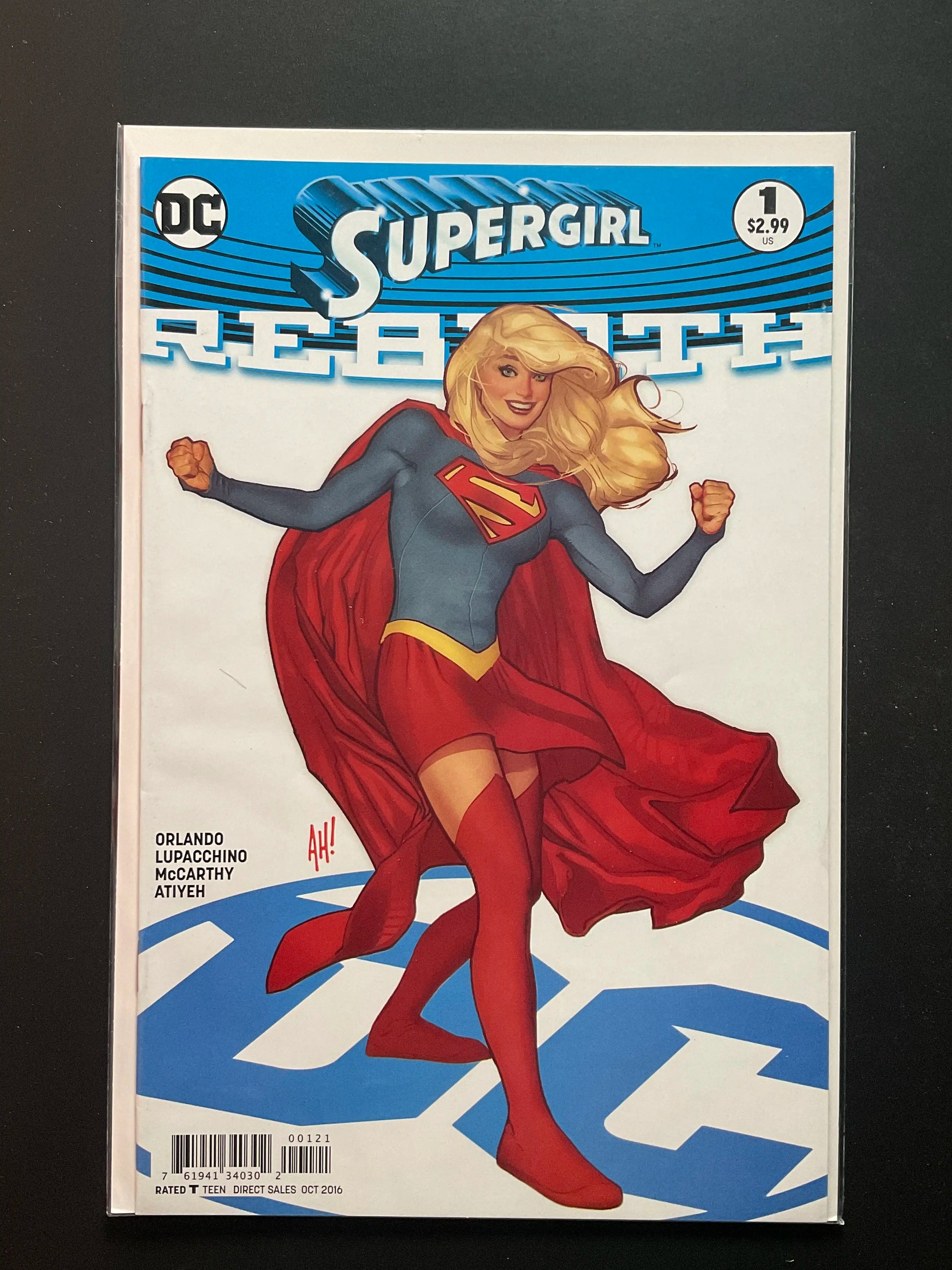 Supergirl Rebirth 1 DC Comics Oct 2016