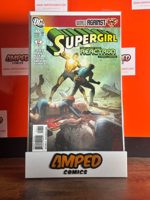 Supergirl 46 (2009) DC Comics - The Hunt for Reactron Conclusion