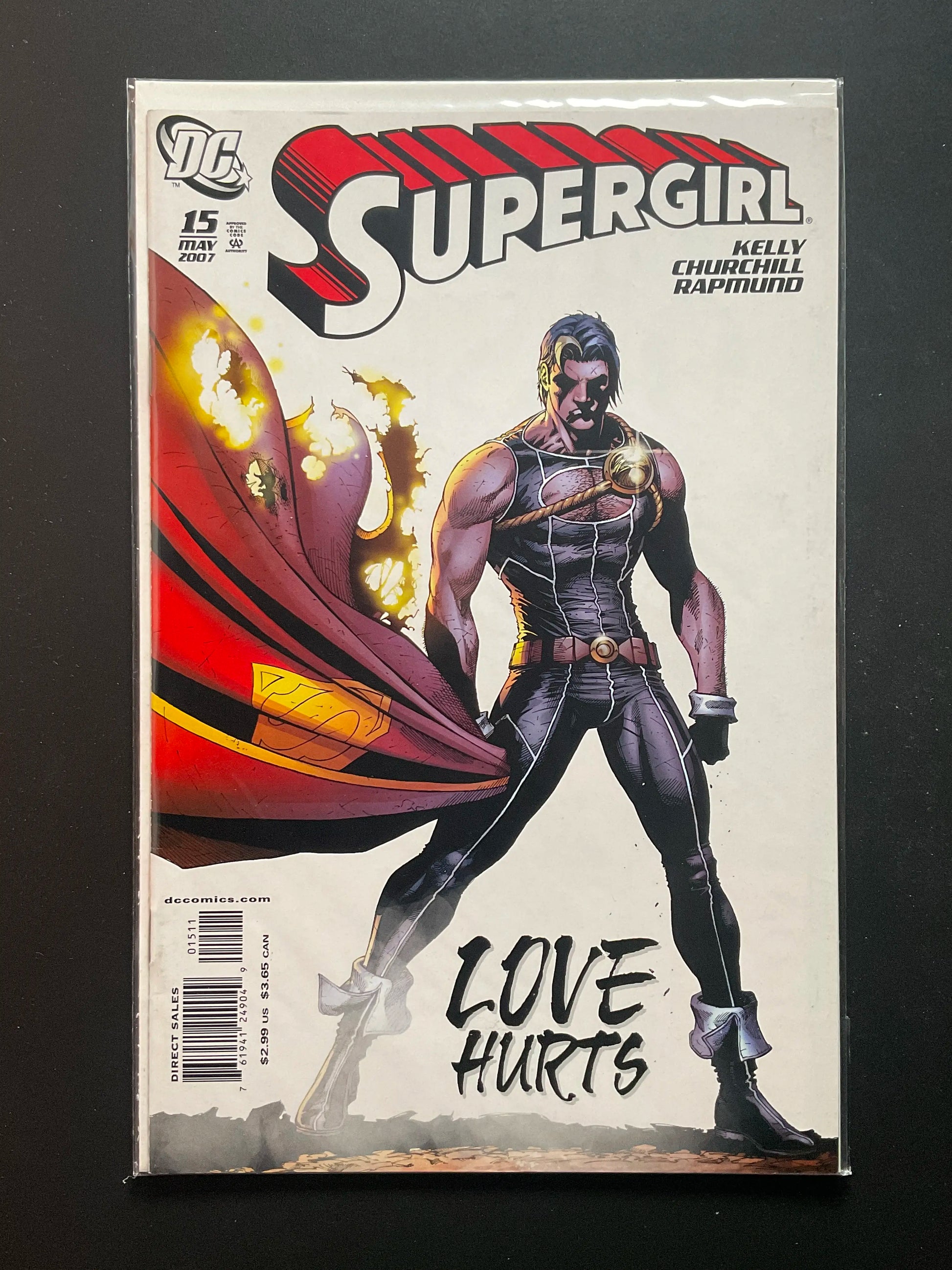 Supergirl 15 (May 2007) DC Comics - Love Hurts Cover