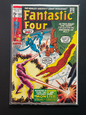 Fantastic Four 105 Marvel Comics Dec 1970