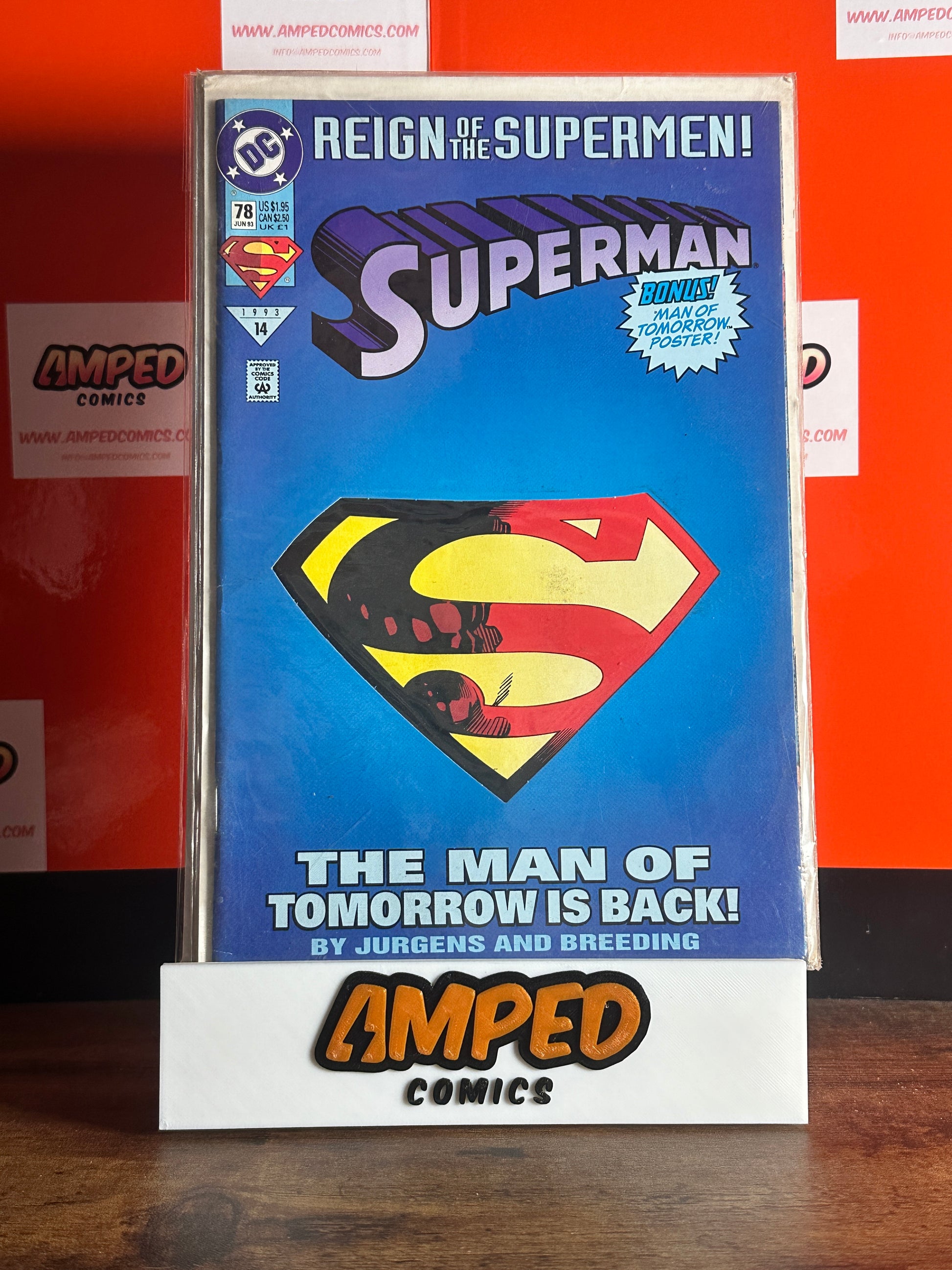 Superman 78 DC Comics 1993 Reign of the Supermen