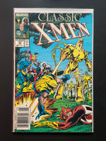 Classic X-Men 24 Marvel Comics Aug 1988 Wolverine Storm Sentinels