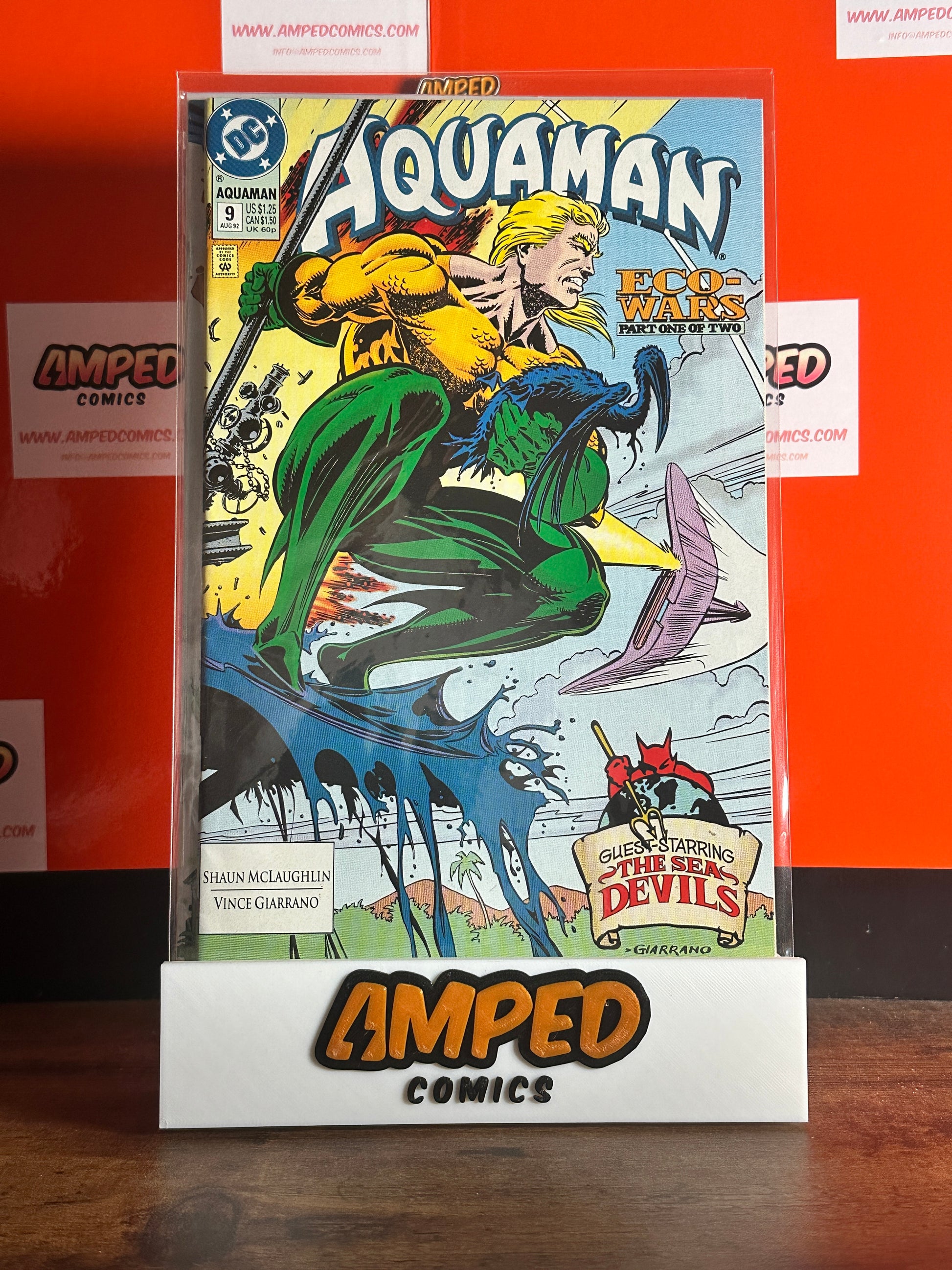 Aquaman 9 (1992) DC Comics - Eco-Wars Part 1 of 2