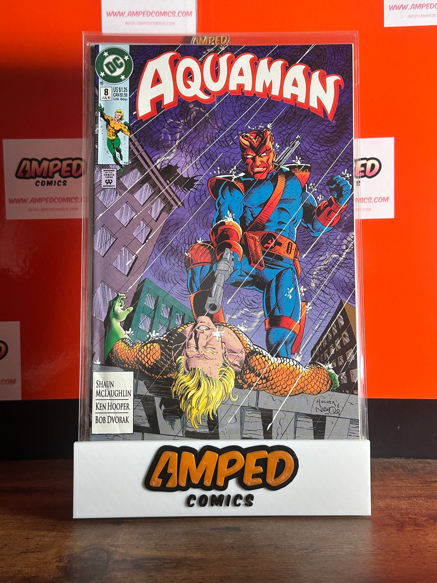 Aquaman 8 (1992) DC Comics by Shaun McLaughlin Ken Hooper