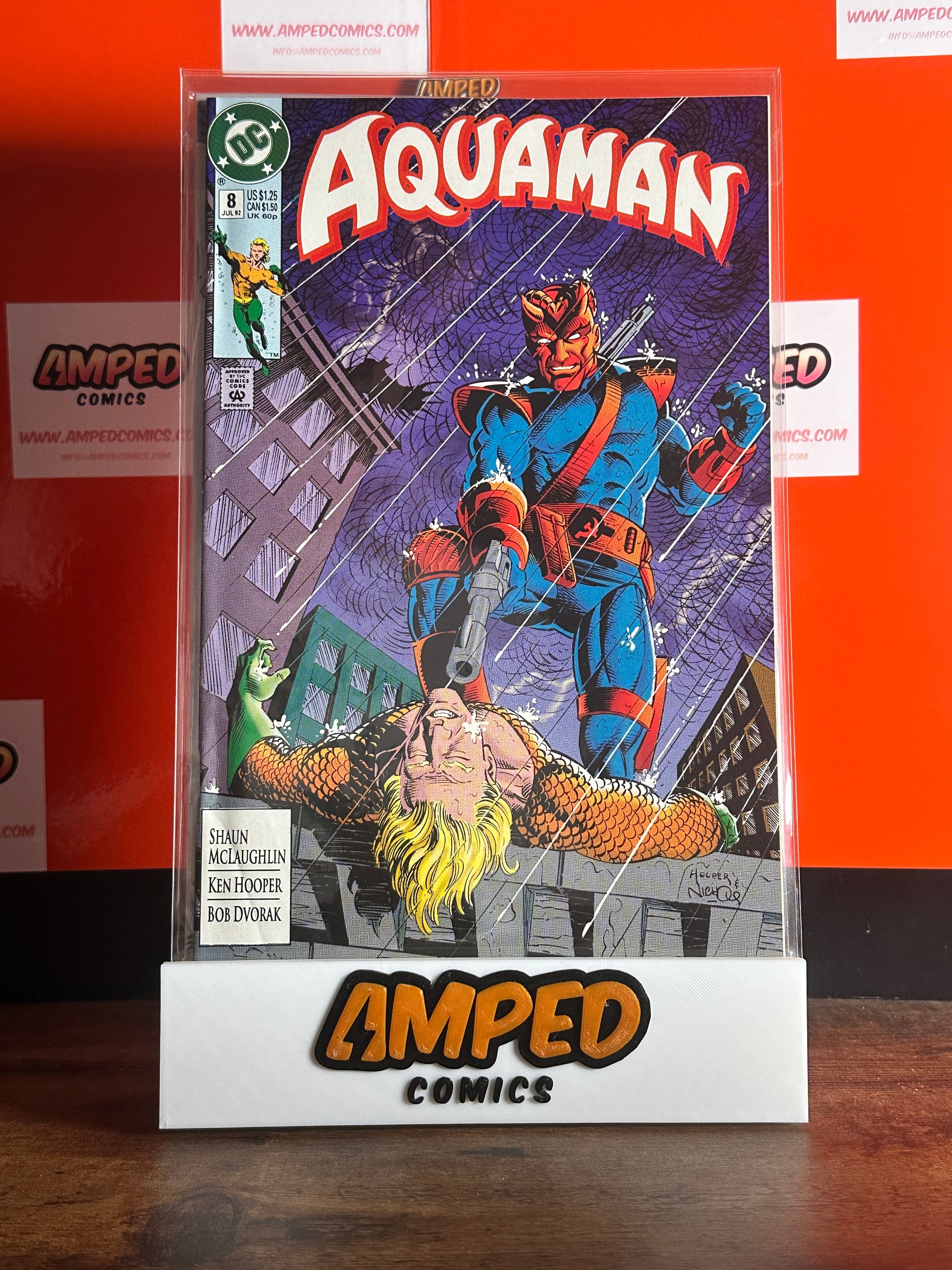 Aquaman 8 (1992) DC Comics by Shaun McLaughlin Ken Hooper