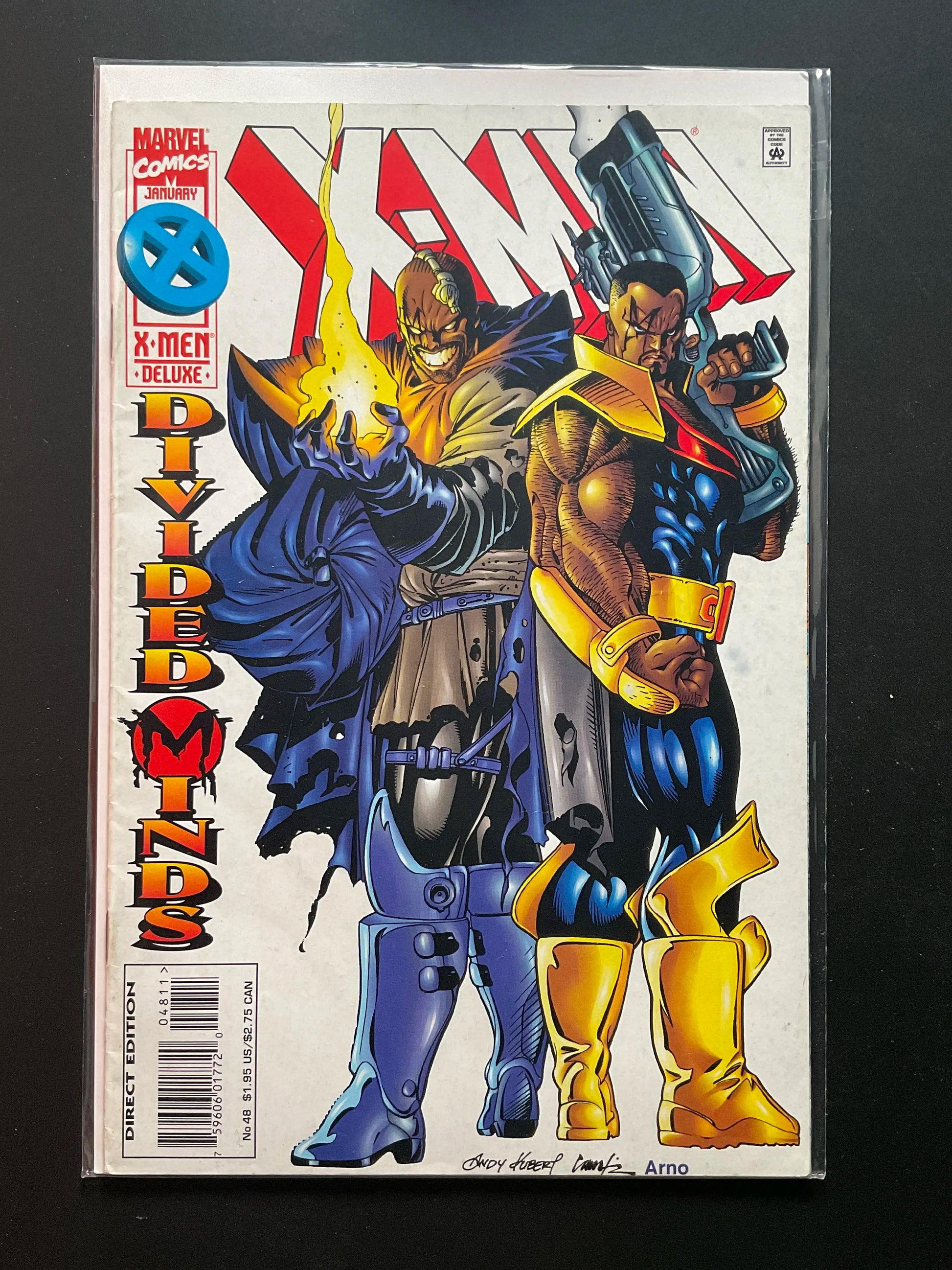 X-Men Deluxe 48 Divided Minds Marvel Comics January