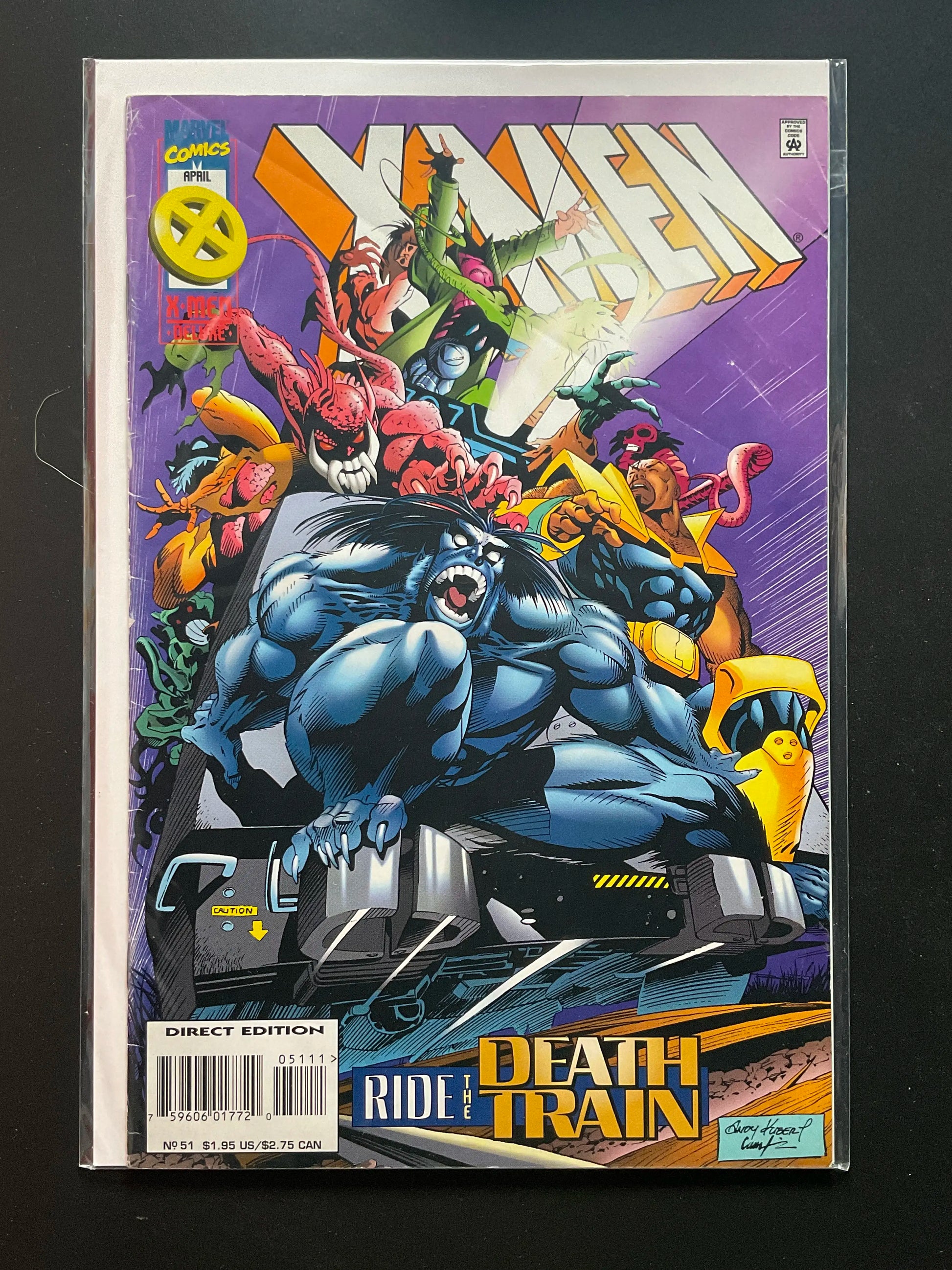 X-Men 51 Marvel Comics April 1996 Direct Edition
