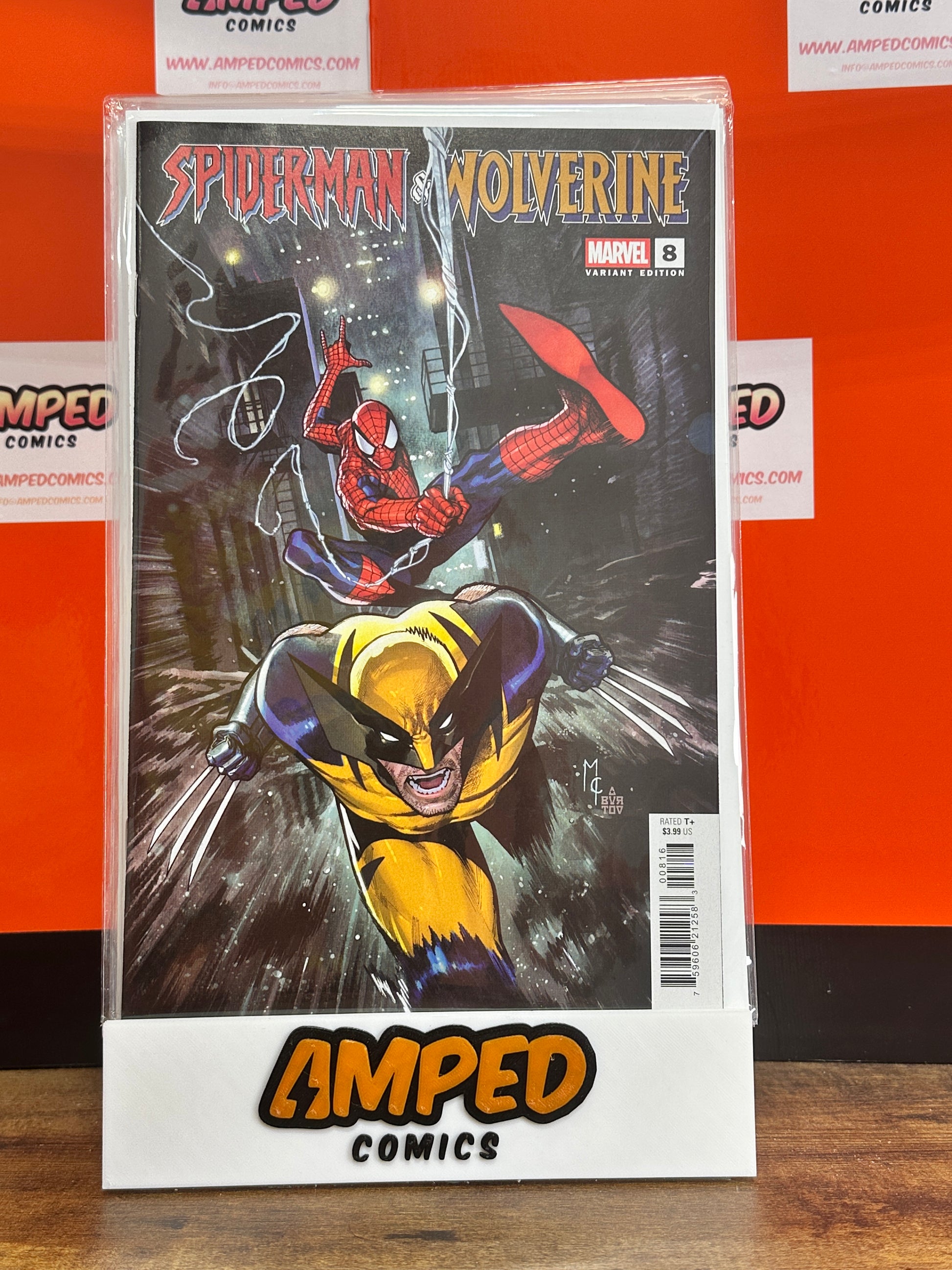 Spider-Man and Wolverine #8 1:25 Martin Coccolo Variant Marvel 2025
