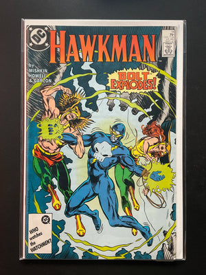 Hawkman 14 DC Comics September 1987 Bolt Appearance