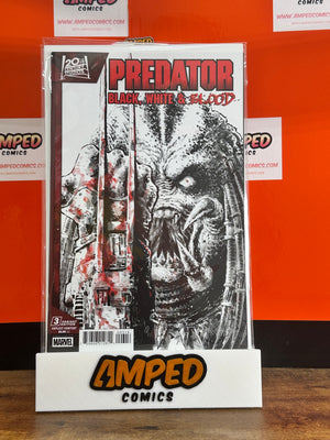 Predator Black, White Blood 3 Alan Quah Variant Cover Marvel