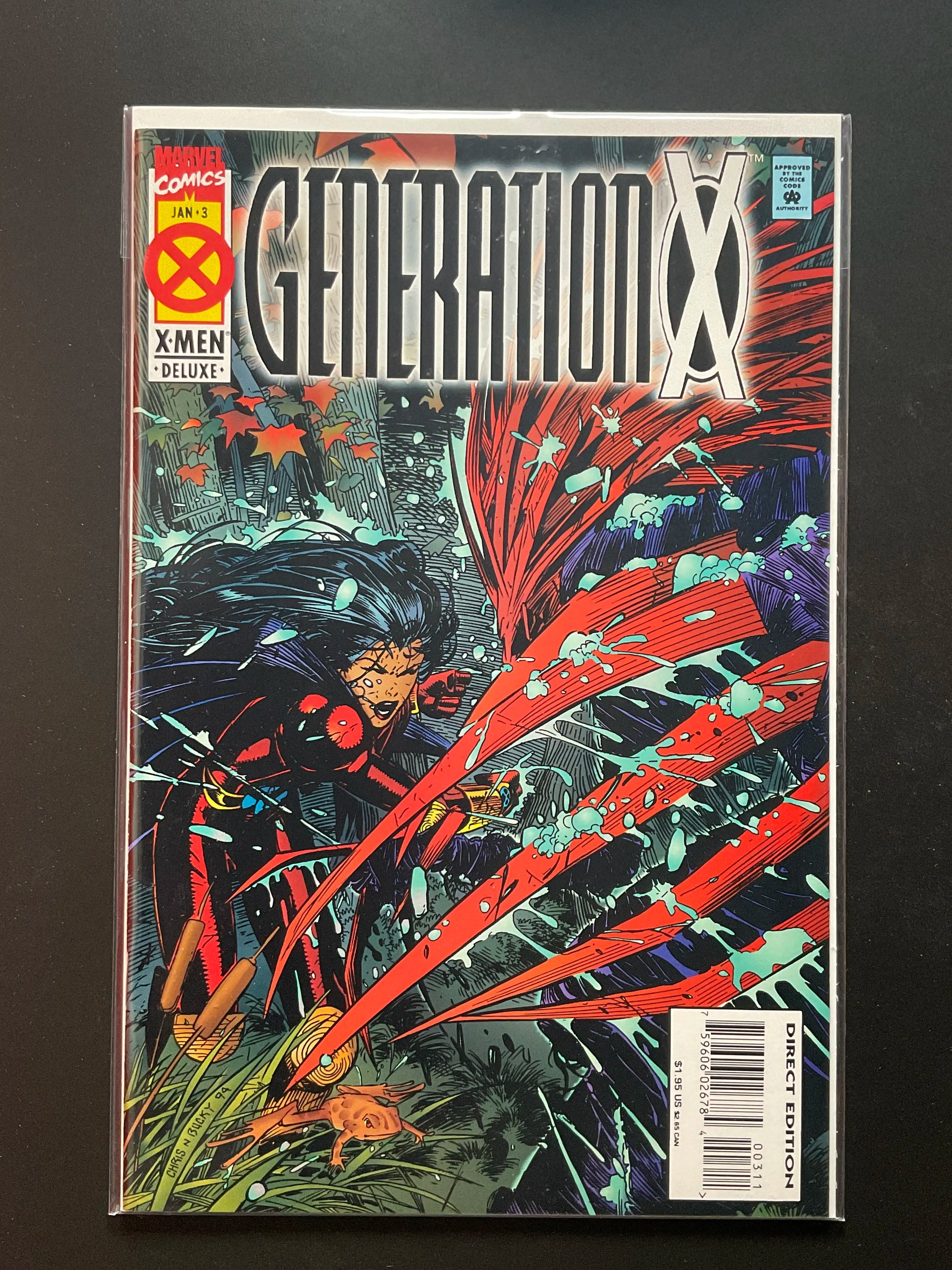 Generation X 1 Marvel Comics Jan 1995 Direct Edition