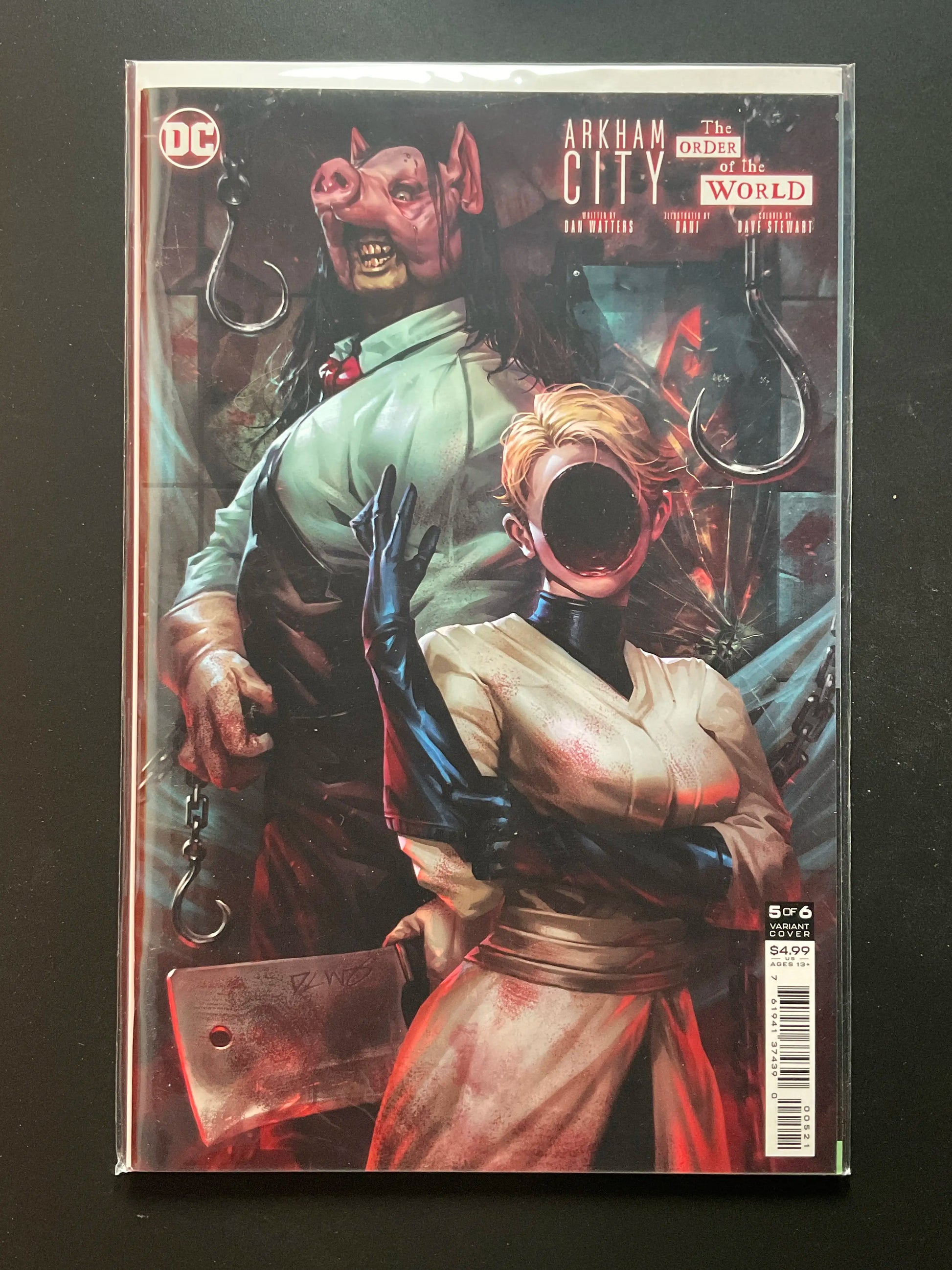 Arkham City The Order of the World 5 Variant Cover DC Comics