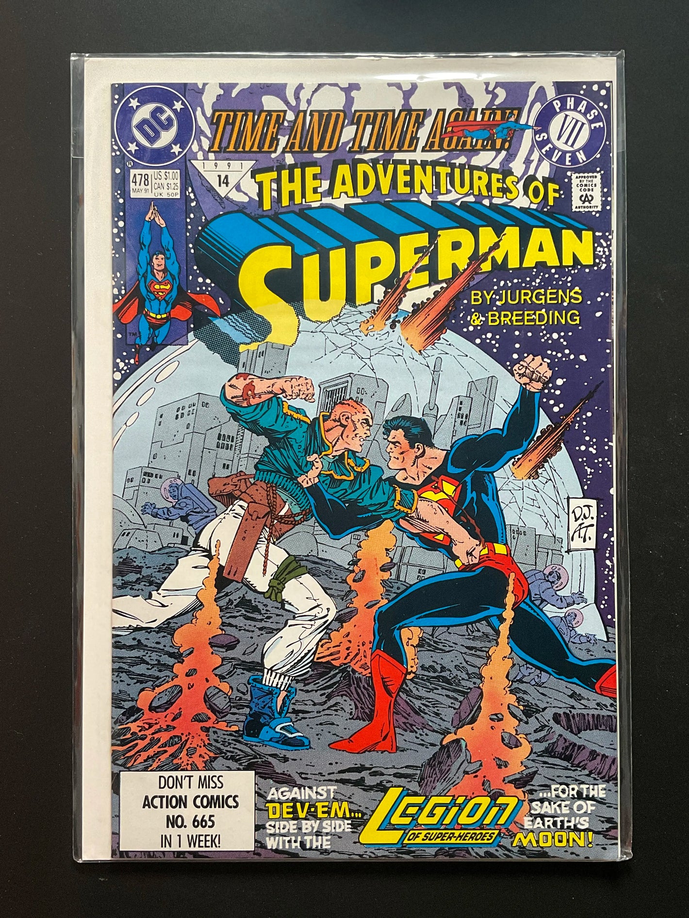 Adventures of Superman 478 (1991) DC Comics - Time Time Again Part 7