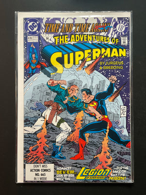 Adventures of Superman 478 (1991) DC Comics - Time Time Again Part 7