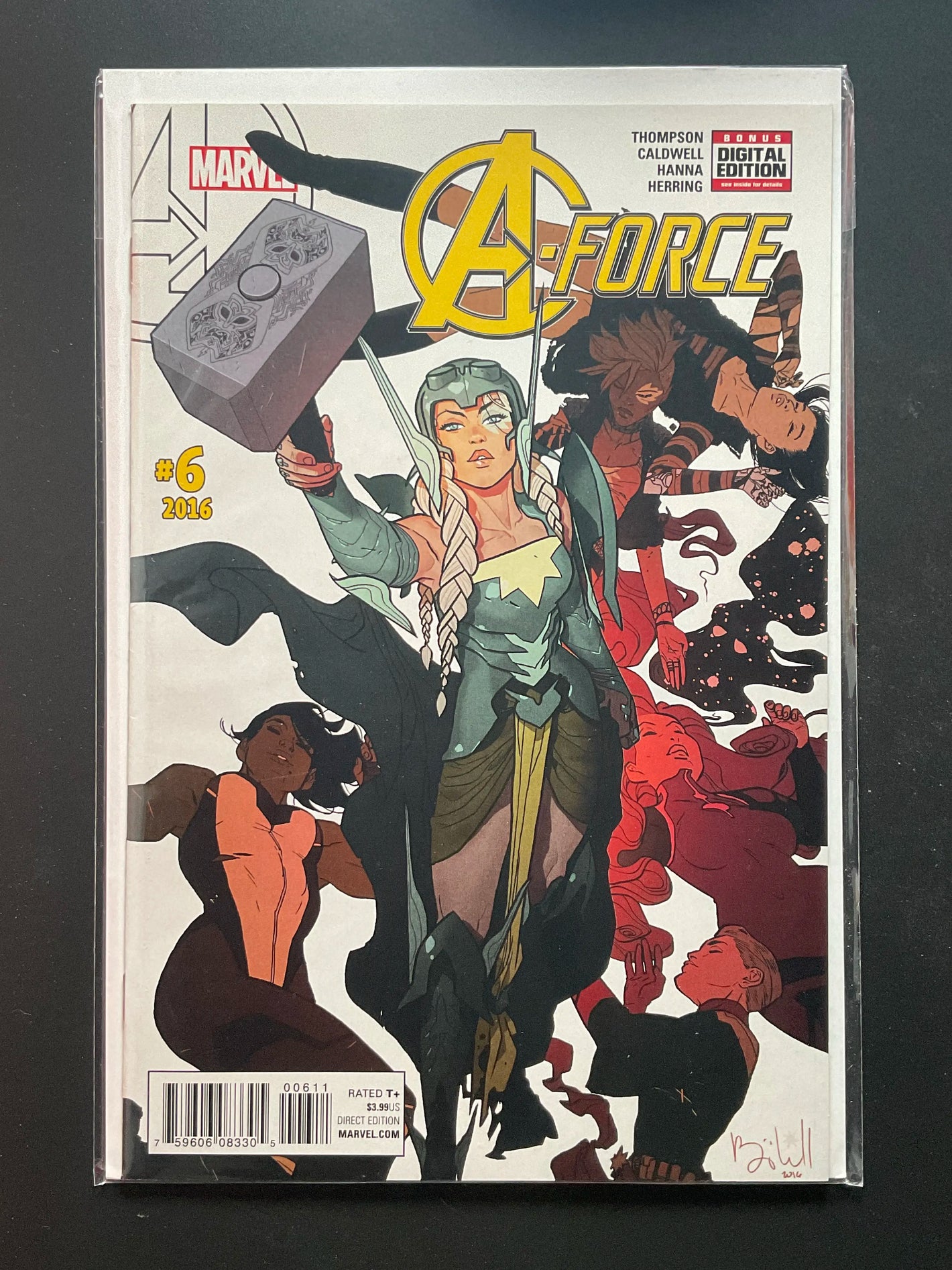 A-Force 6 (2016) Marvel Comics - Thompson, Caldwell, Hanna