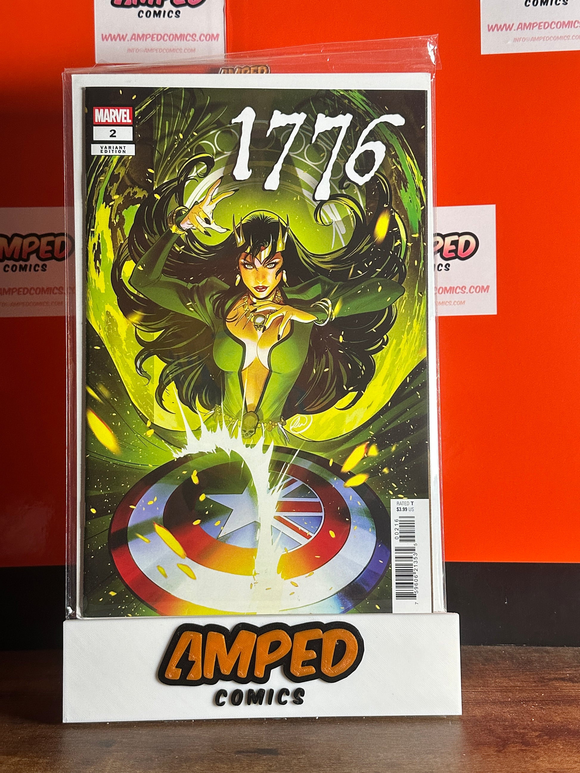 1776 #2 - 1:25 LUCAS WERNECK VARIANT COVER Marvel Comics