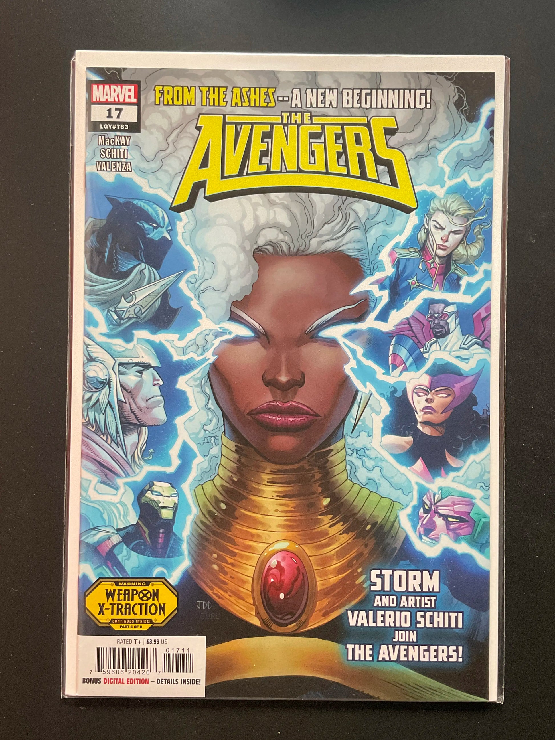 The Avengers 17 Marvel Comics 2023 Storm Joins Valerio Schiti Art