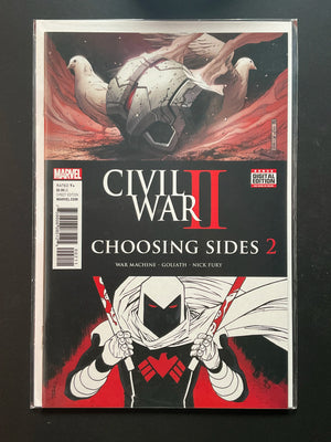 Civil War II Choosing Sides 2 Marvel 2016 War Machine Goliath Nick Fury