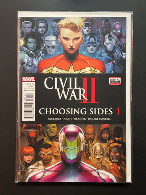 Civil War II Choosing Sides 1 Marvel Comics 2016