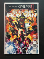 Invincible Iron Man 11 Marvel 2016 Road to Civil War II