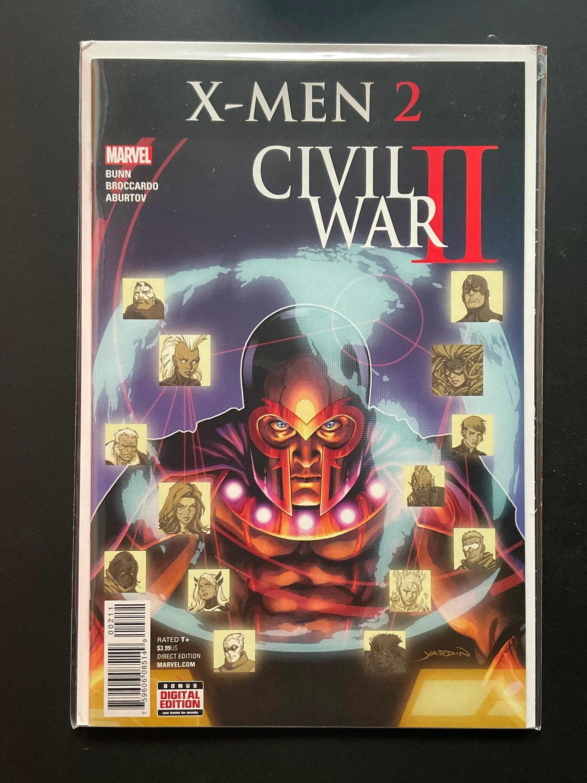 X-Men Civil War II 2 Marvel Comics 2016