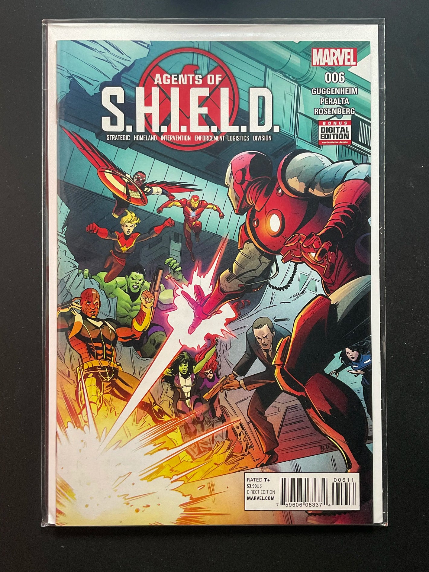 Agents of S.H.I.E.L.D. 6 Marvel Comics 2016 Guggenheim Peralta