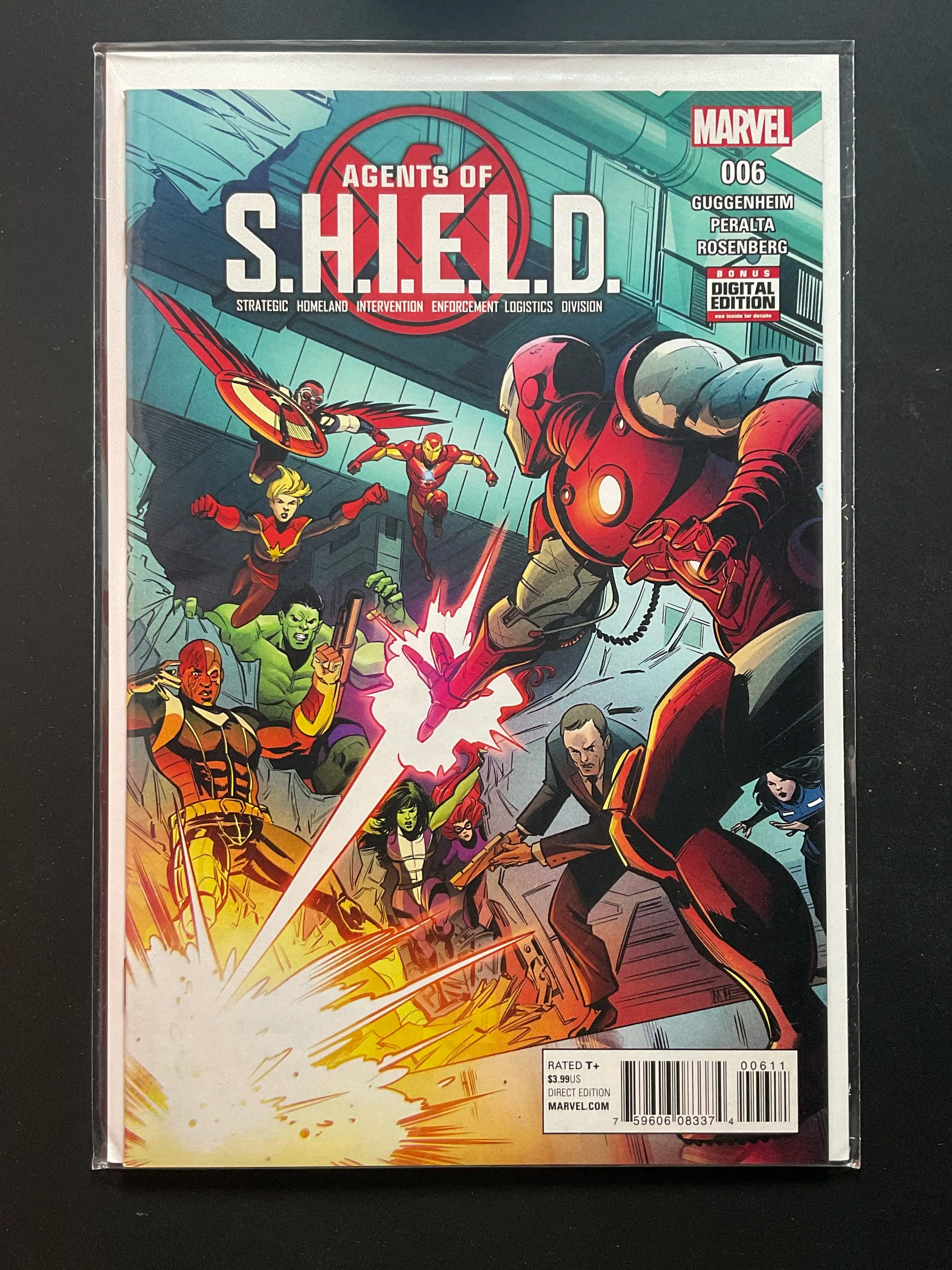 Agents of S.H.I.E.L.D. 6 Marvel Comics 2016 Guggenheim Peralta