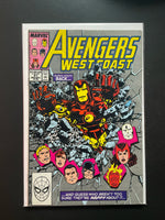 Avengers West Coast 51 Marvel Comics Nov 1989 Iron Man Returns