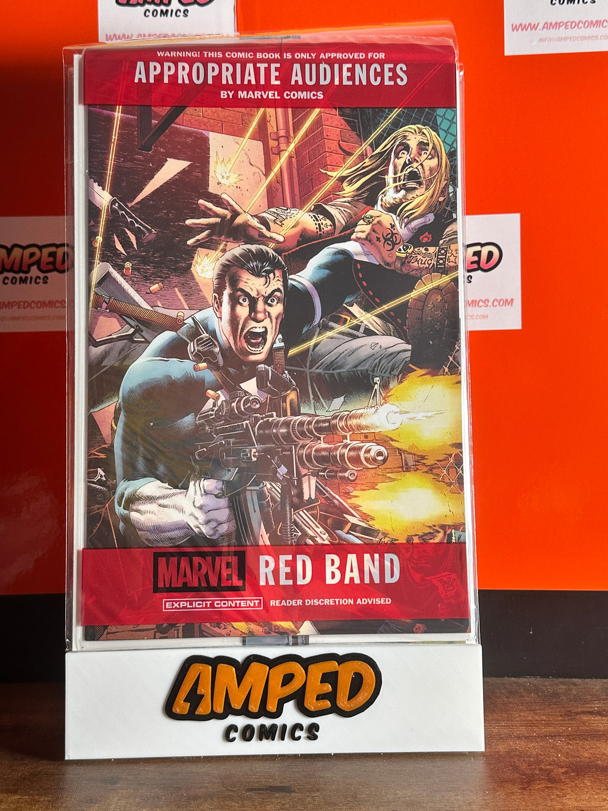 Punisher Red Band #2 2nd Printing 1:25 Paulo Siqueira Virgin Variant Marvel 2025