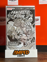 Fantastic Four #5 1:100 Palazzi Black And White Disney What If? Homage Variant