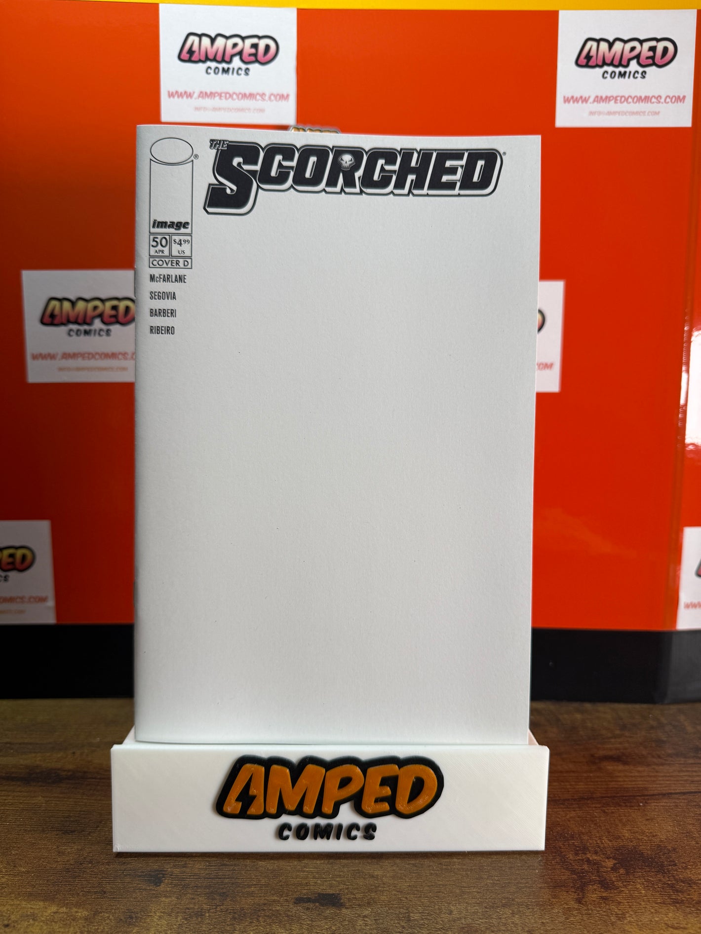 SPAWN SCORCHED #50 CVR D BLANK SKETCH VAR