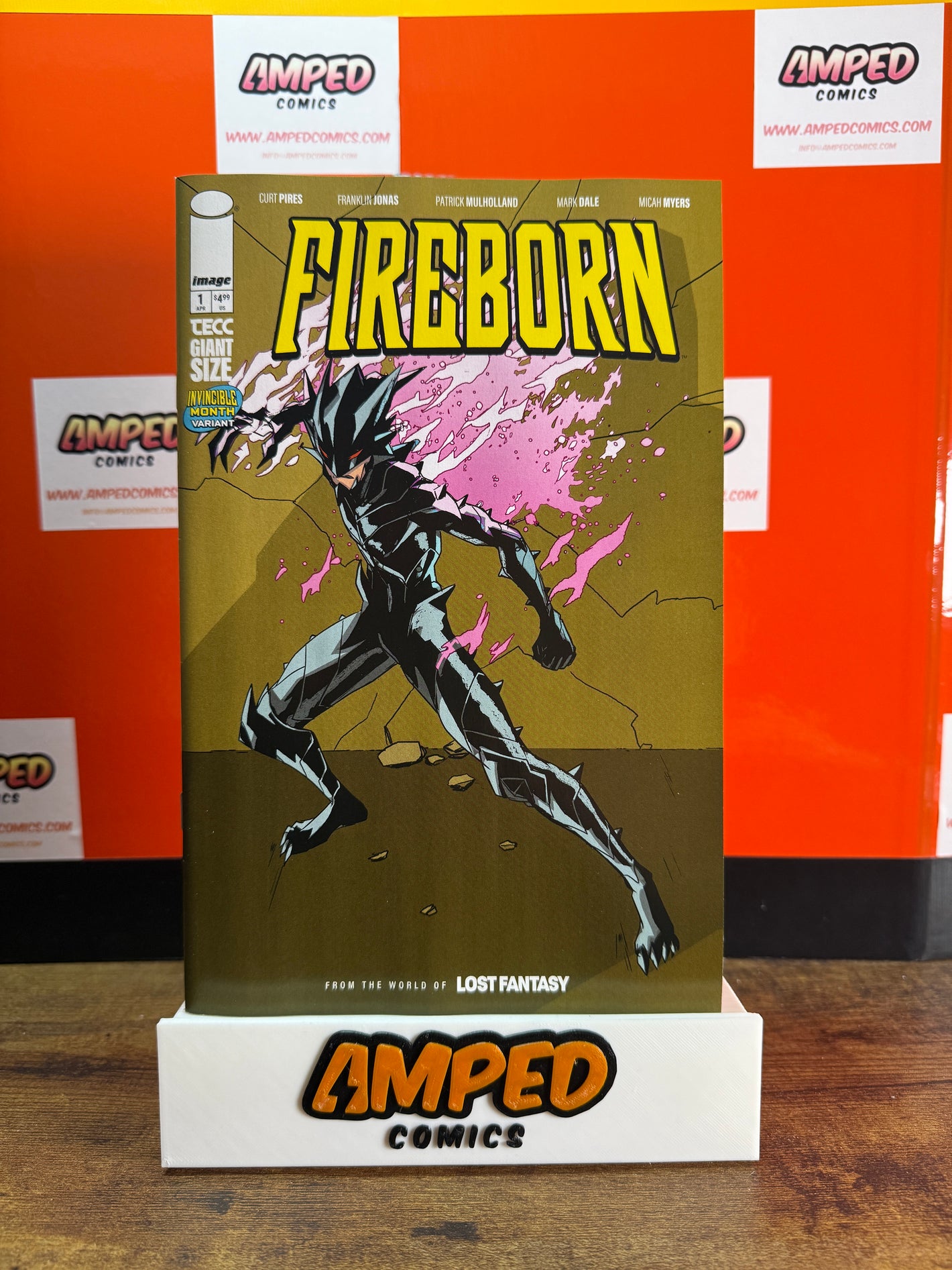 FIREBORN #1 CVR B PATRICK MULHOLLAND INVINCIBLE HOMAGE VAR