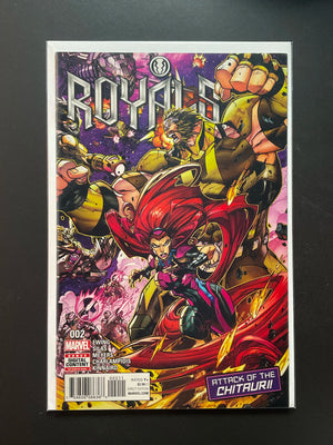 Royals 2 Marvel Comics 2017 Attack of the Chitauri