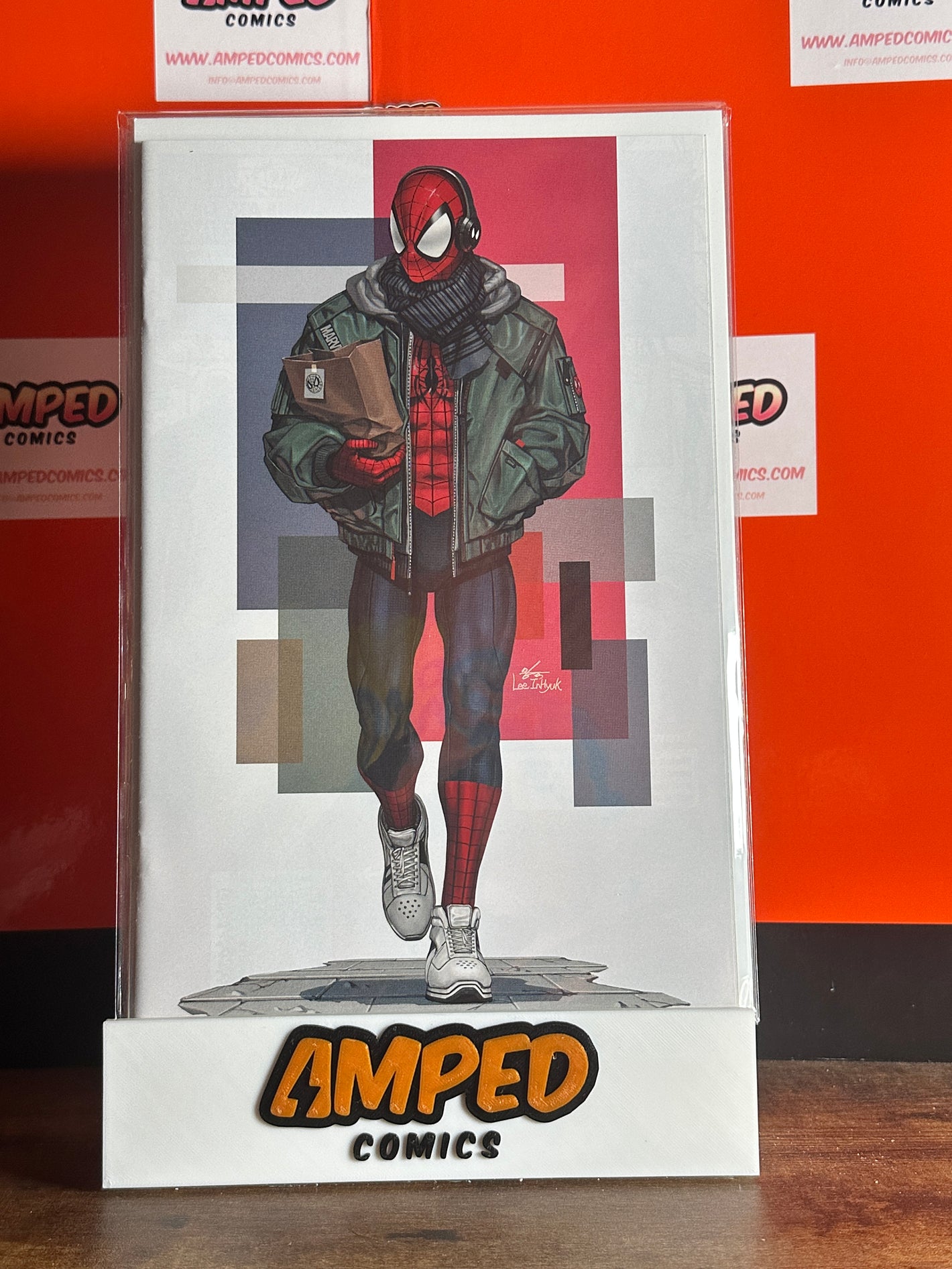 The Amazing Spider-Man #15 1:50 InHyuk Lee Street-Verse Virgin Variant