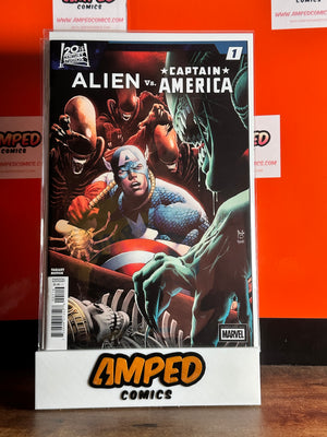 Alien Vs. Captain America #1 Paulo Siqueira 1:25 Incentive Variant