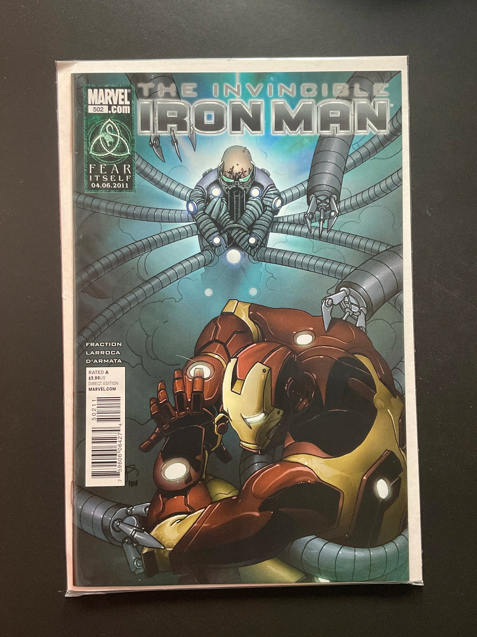 The Invincible Iron Man 502 Marvel Comics 2011 Fraction Larroca