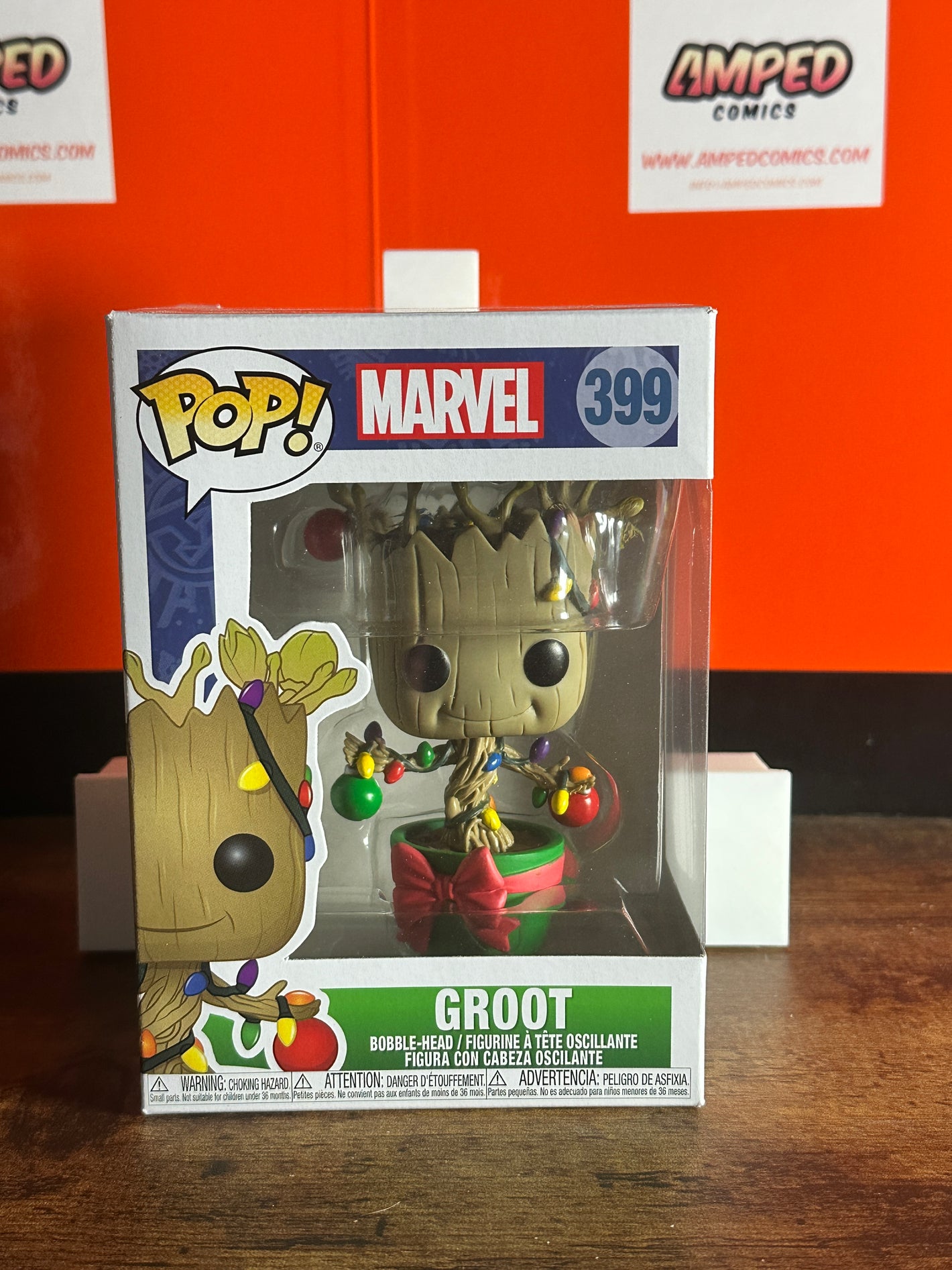 Funko Pop! Marvel Groot Bobble-Head #399