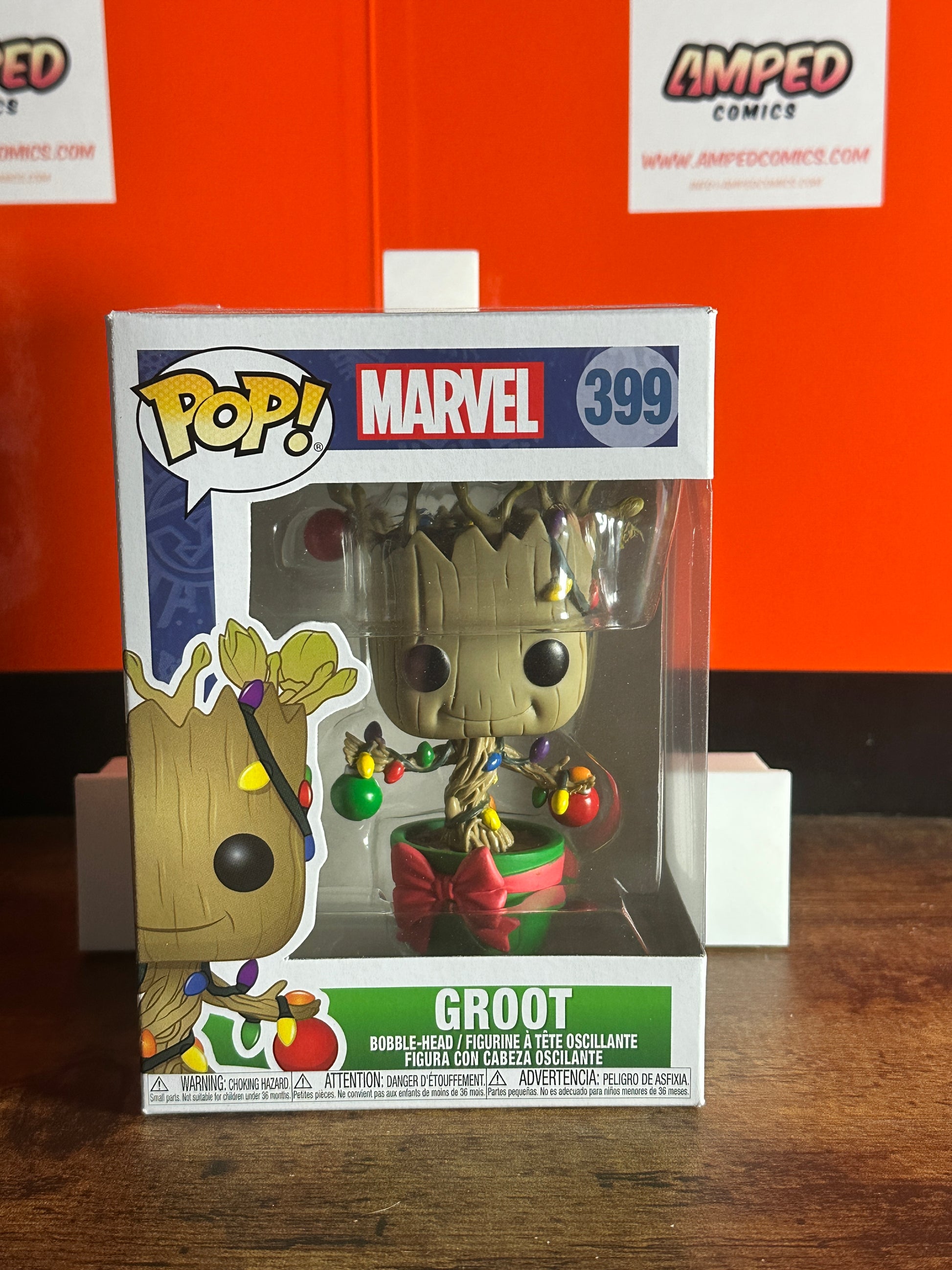 Funko Pop! Marvel Groot Bobble-Head #399