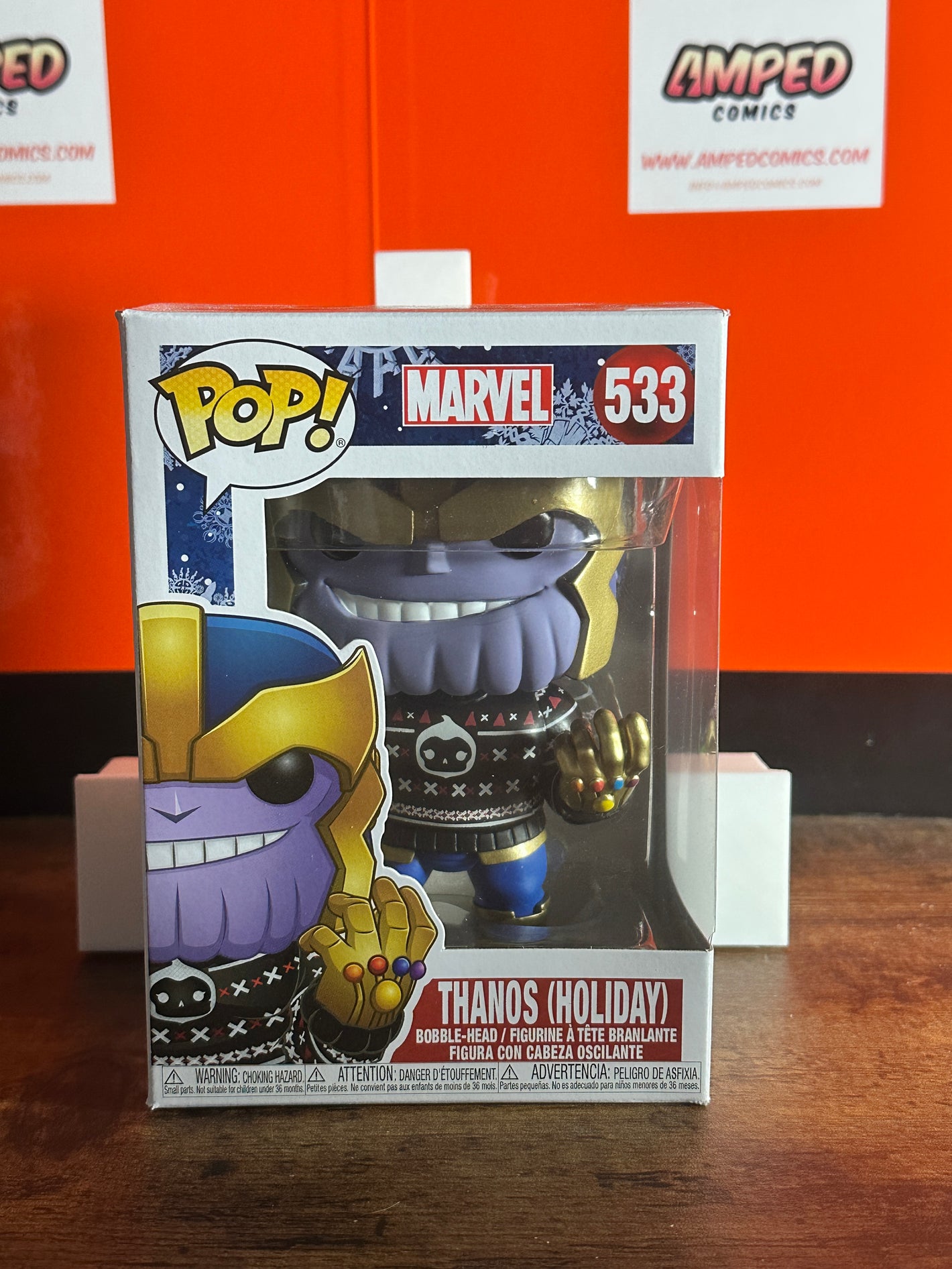 Funko Pop! Marvel Thanos (Holiday) Bobble-Head #533