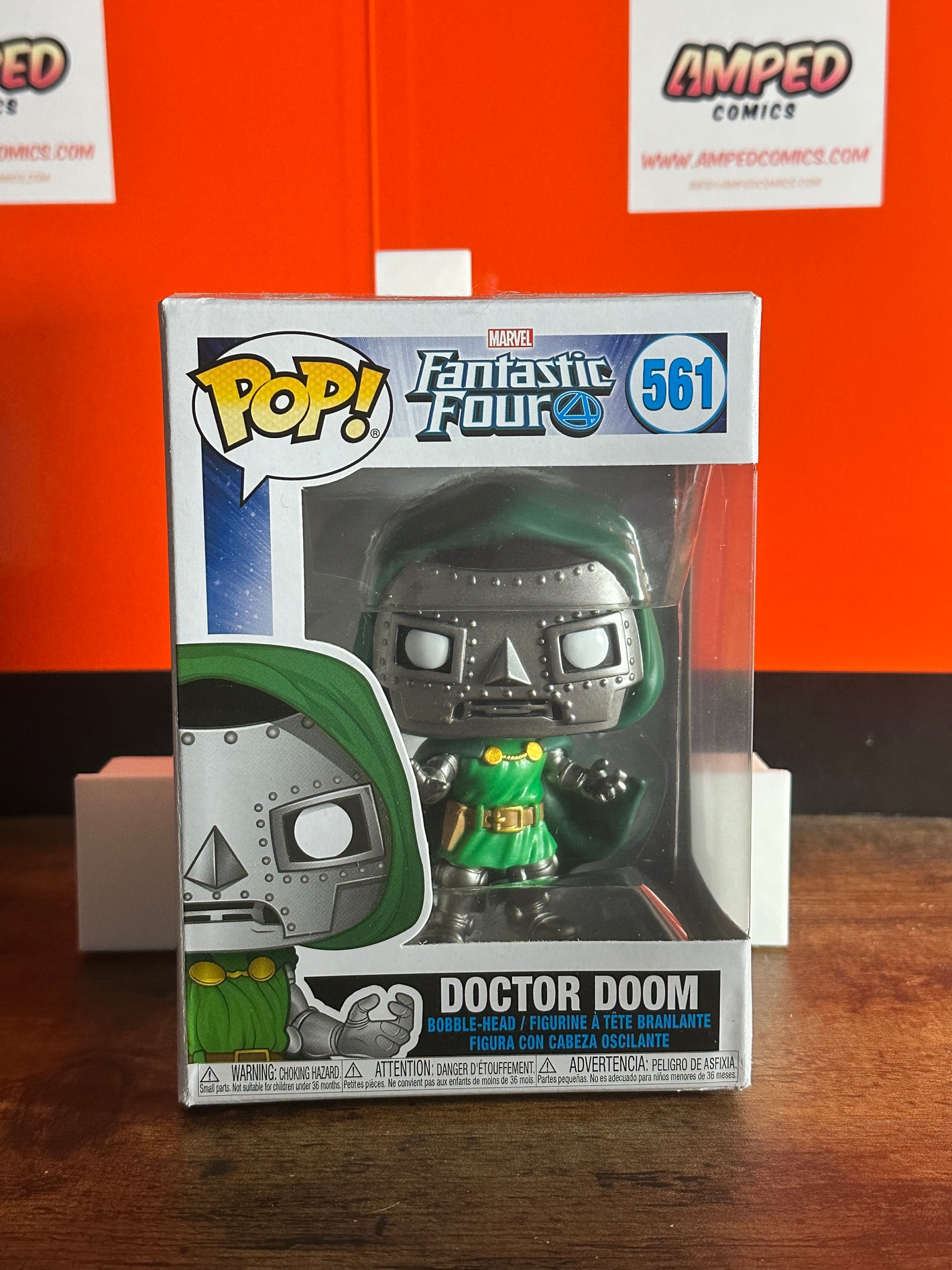 Funko Pop! Marvel Fantastic Four Doctor Doom #561 Bobble-Head