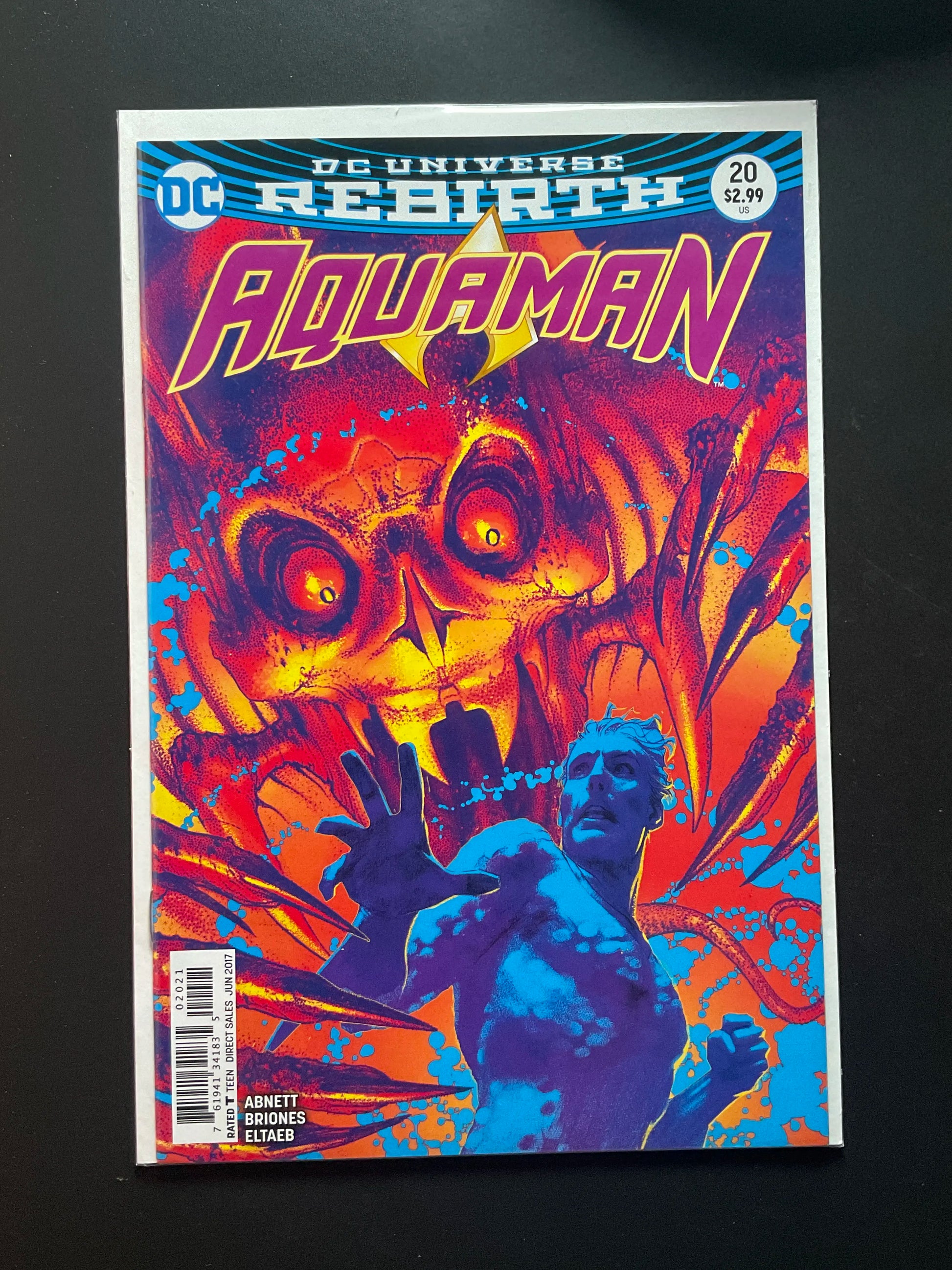 Aquaman 20 DC Universe Rebirth (2017) by Abnett Briones