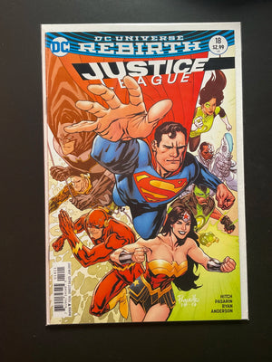 Justice League 18 DC Universe Rebirth (2017) Hitch Pasarin Anderson
