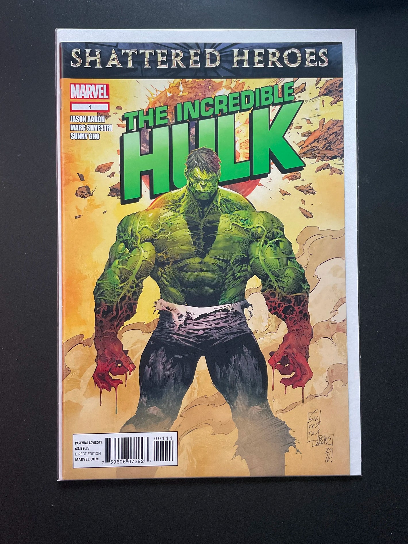 The Incredible Hulk 1 Marvel 2011 Shattered Heroes