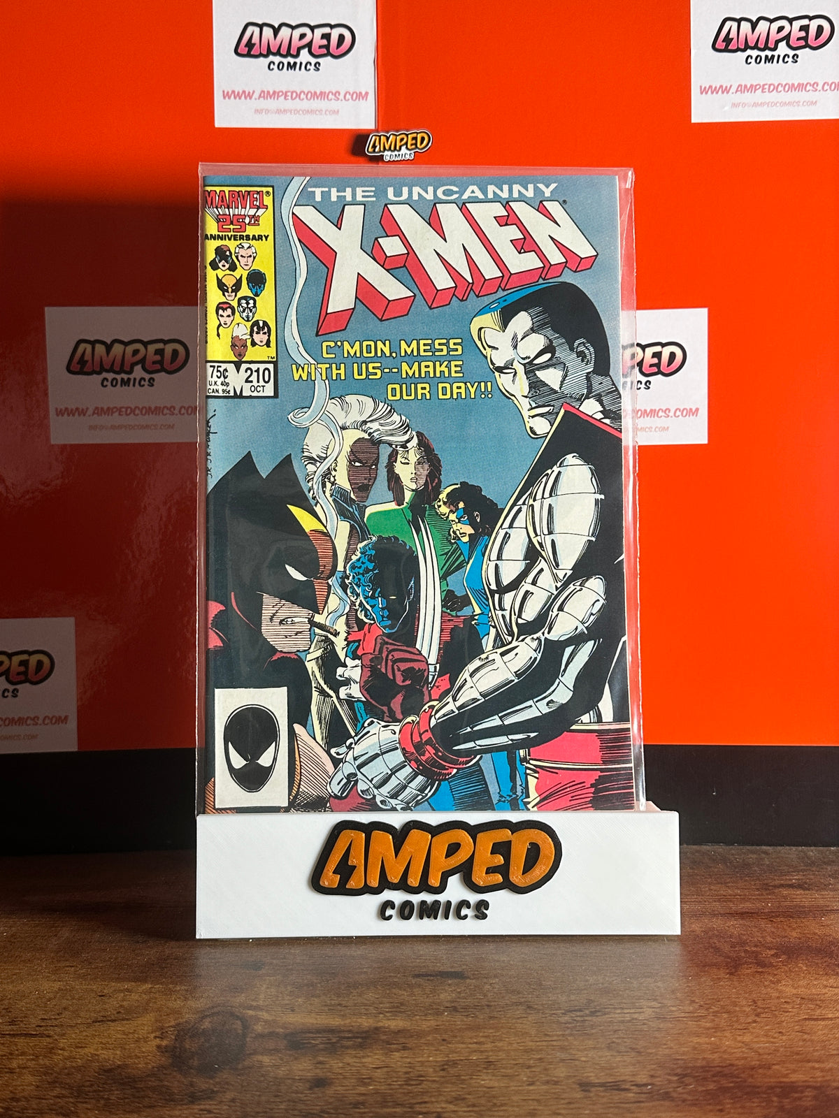 The Uncanny X-Men #210 Marvel Comics 25th Anniversary Oct