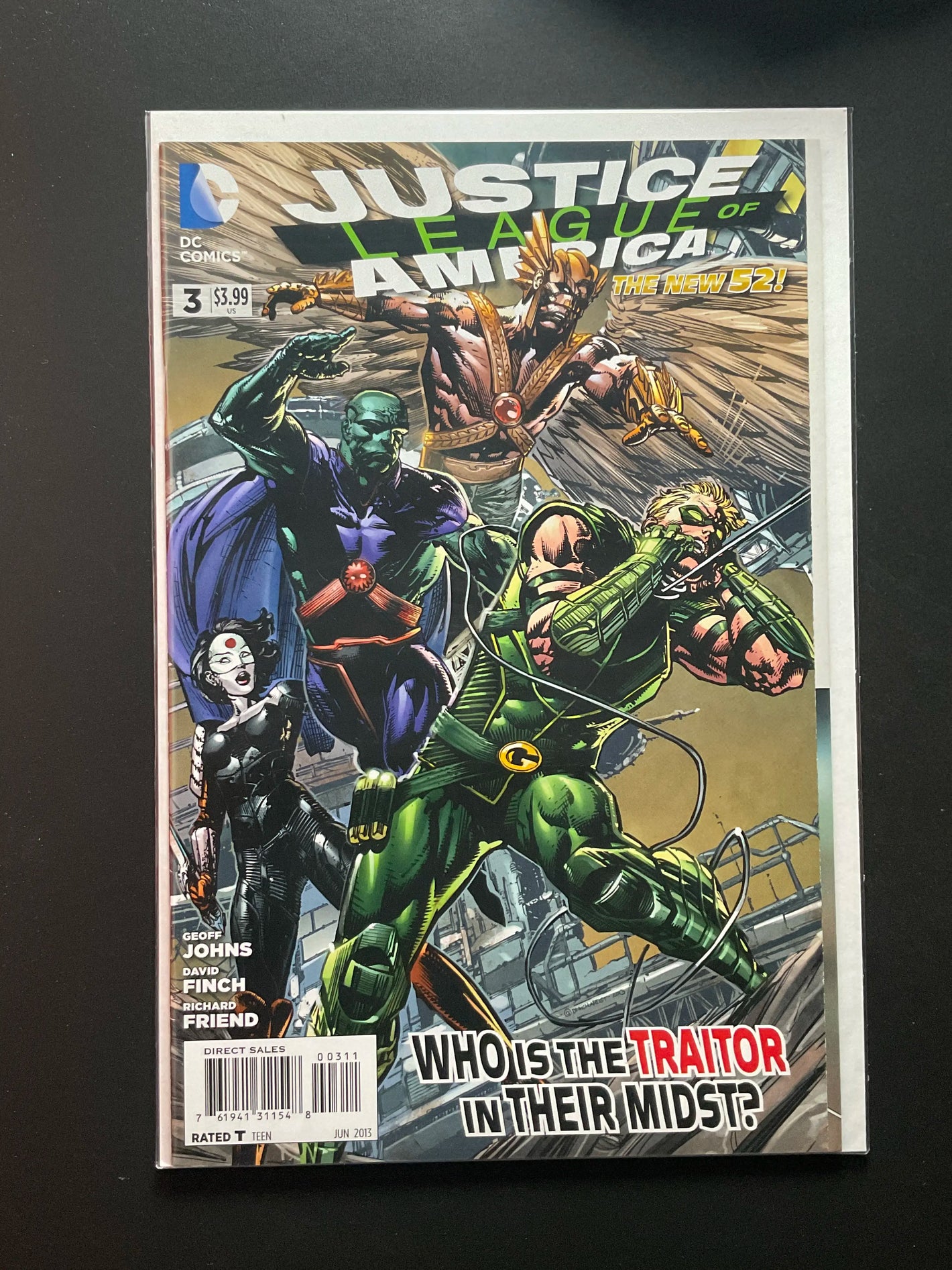 Justice League of America 3 DC Comics Jun 2013 The New 52
